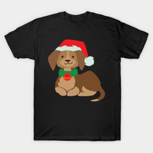 Christmas dog 04 T-Shirt